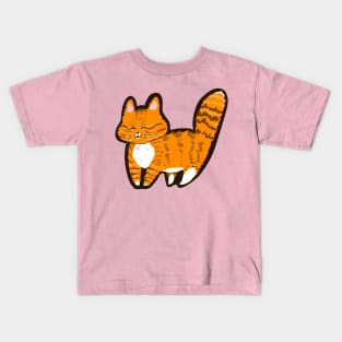 Happy gingey kitty Kids T-Shirt